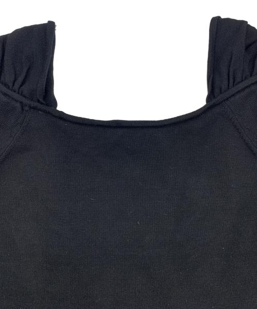 HER LIP TO（ハーリップトゥ）HER LIP TO (ハーリップトゥ) Ritz Faux Fur Mini Dress ブラック サイズ:Sの古着・服飾アイテム