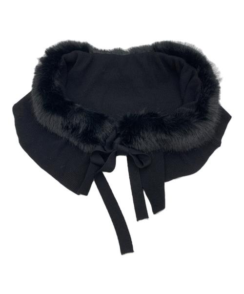 HER LIP TO（ハーリップトゥ）HER LIP TO (ハーリップトゥ) Ritz Faux Fur Mini Dress ブラック サイズ:Sの古着・服飾アイテム