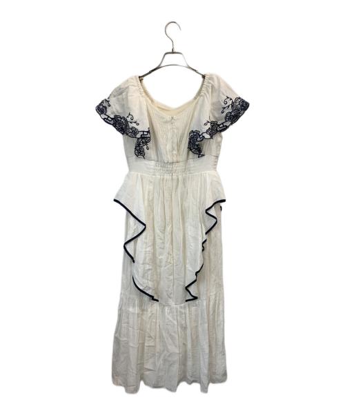 HER LIP TO（ハーリップトゥ）HER LIP TO (ハーリップトゥ) Angel Sleeve Dress アイボリー サイズ:Sの古着・服飾アイテム