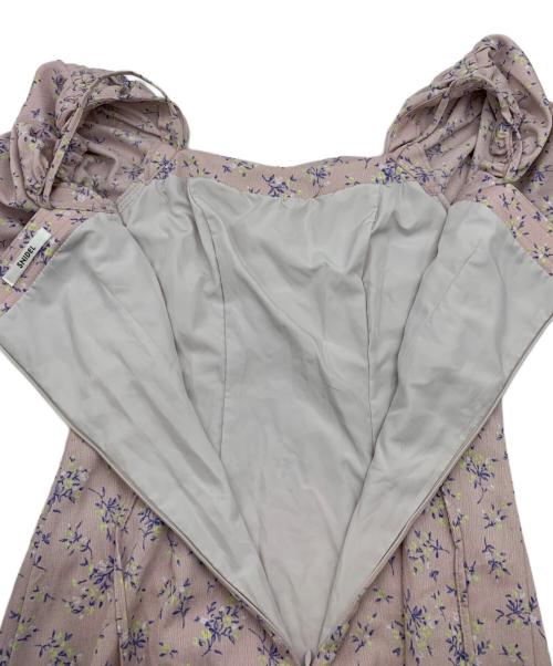 Snidel（スナイデル）Snidel (スナイデル) バリエプリントワンピース ピンクの古着・服飾アイテム