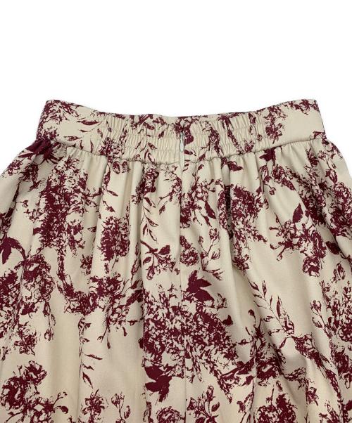 HER LIP TO（ハーリップトゥ）HER LIP TO (ハーリップトゥ) Autumn Botanical Printed Skirt ベージュ サイズ:Sの古着・服飾アイテム