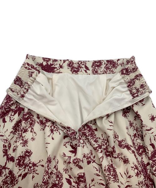 HER LIP TO（ハーリップトゥ）HER LIP TO (ハーリップトゥ) Autumn Botanical Printed Skirt ベージュ サイズ:Sの古着・服飾アイテム