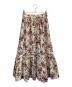 HER LIP TO（ハーリップトゥ）の古着「Autumn Botanical Printed Skirt」｜ベージュ