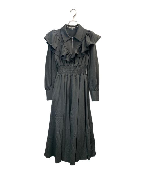 rienda（リエンダ）rienda (リエンダ) フロントZIPハーフSLV グレー サイズ:Sの古着・服飾アイテム
