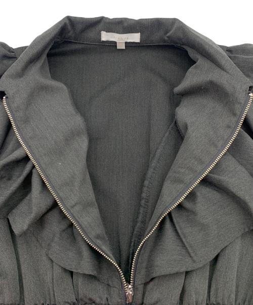 rienda（リエンダ）rienda (リエンダ) フロントZIPハーフSLV グレー サイズ:Sの古着・服飾アイテム