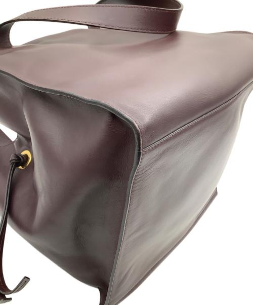 J&M DAVIDSON（ジェイ＆エム デヴィッドソン）J&M DAVIDSON (ジェイ＆エム デヴィッドソン) トートバッグ ワインレッドの古着・服飾アイテム