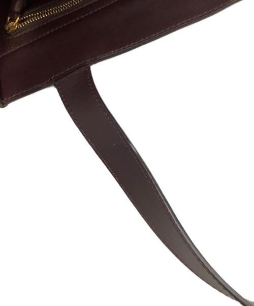 J&M DAVIDSON（ジェイ＆エム デヴィッドソン）J&M DAVIDSON (ジェイ＆エム デヴィッドソン) トートバッグ ワインレッドの古着・服飾アイテム