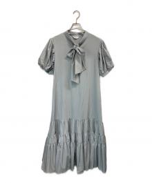 neige（ネージュ）の古着「半袖ワンピース」｜ブルー