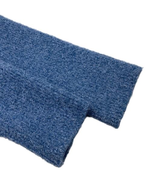 Adam et Rope（アダム エ ロペ）Adam et Rope (アダム エ ロペ) ラメニットカーディガン ブルー サイズ:Fの古着・服飾アイテム