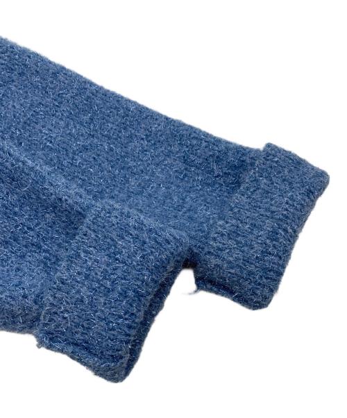 Adam et Rope（アダム エ ロペ）Adam et Rope (アダム エ ロペ) ラメニットカーディガン ブルー サイズ:Fの古着・服飾アイテム