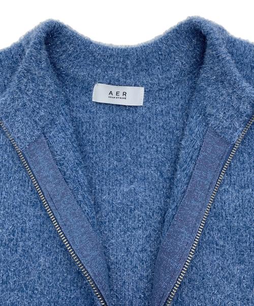 Adam et Rope（アダム エ ロペ）Adam et Rope (アダム エ ロペ) ラメニットカーディガン ブルー サイズ:Fの古着・服飾アイテム