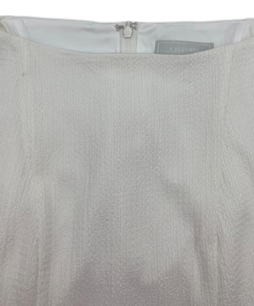 CELFORD（セルフォード）CELFORD (セルフォード) ノースリーブ・キャミソールワンピース ホワイト サイズ:36の古着・服飾アイテム
