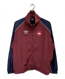 UMBRO×9090（アンブロ×9090）の古着「City Logo Nylon Jacket」｜ワインレッド
