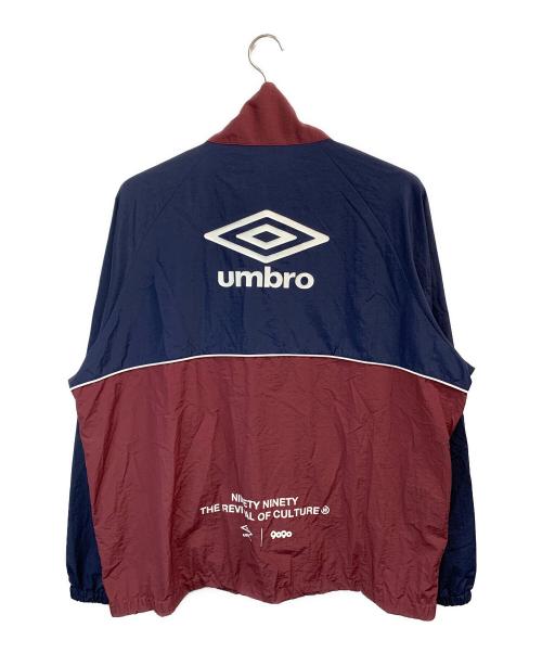 UMBRO（アンブロ）UMBRO (アンブロ) 9090 (9090) City Logo Nylon Jacket ワインレッド サイズ:XLの古着・服飾アイテム