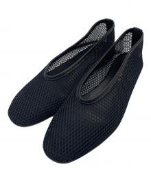 REMME（レメ）の古着「メッシュフラットパンプス」｜ブラック