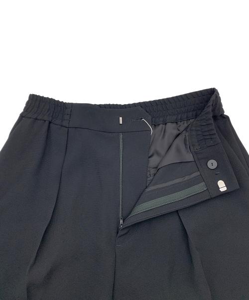 edition（エディション）edition (エディション) トリアセテート ジョーゼットパンツ ブラック サイズ:38の古着・服飾アイテム