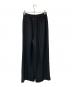 edition (エディション) トリアセテート ジョーゼットパンツ ブラック サイズ:38：12000円