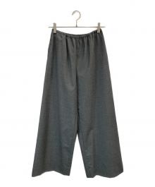 Curensology（カレンソロジー）の古着「ウールポプリンパンツ」｜グレー