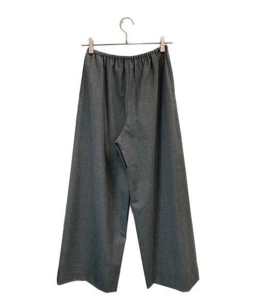 Curensology（カレンソロジー）Curensology (カレンソロジー) ウールポプリンパンツ グレー サイズ:38の古着・服飾アイテム
