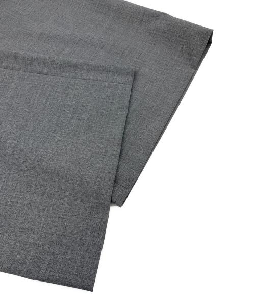 Curensology（カレンソロジー）Curensology (カレンソロジー) ウールポプリンパンツ グレー サイズ:38の古着・服飾アイテム