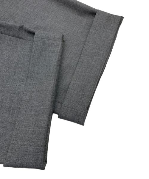 Curensology（カレンソロジー）Curensology (カレンソロジー) ウールポプリンパンツ グレー サイズ:38の古着・服飾アイテム