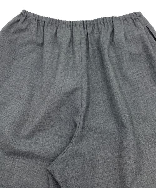 Curensology（カレンソロジー）Curensology (カレンソロジー) ウールポプリンパンツ グレー サイズ:38の古着・服飾アイテム