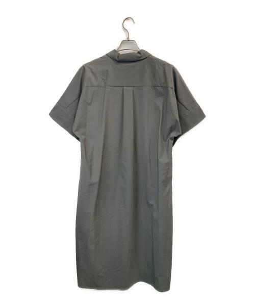 LOEFF（ロエフ）LOEFF (ロエフ) ウールトロ スクエアシルエット ドレス グレー サイズ:1の古着・服飾アイテム