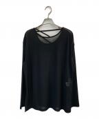 THE PAUSEザポーズ）の古着「ストラップネックプルオーバー」｜ブラック