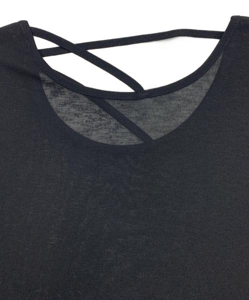 THE PAUSE（ザポーズ）THE PAUSE (ザポーズ) ストラップネックプルオーバー ブラック サイズ:Fの古着・服飾アイテム