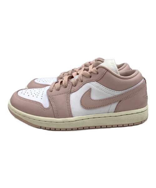 NIKE（ナイキ）NIKE (ナイキ) AIR JORDAN1 LOW ピンク×ホワイト サイズ:24.0cmの古着・服飾アイテム