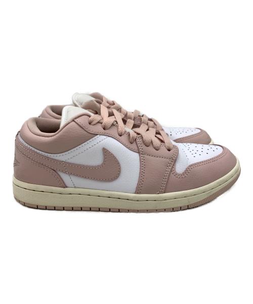NIKE（ナイキ）NIKE (ナイキ) AIR JORDAN1 LOW ピンク×ホワイト サイズ:24.0cmの古着・服飾アイテム