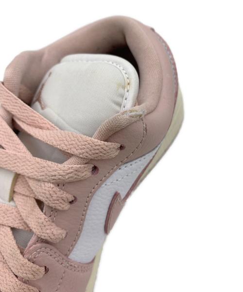 NIKE（ナイキ）NIKE (ナイキ) AIR JORDAN1 LOW ピンク×ホワイト サイズ:24.0cmの古着・服飾アイテム