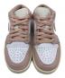 NIKE (ナイキ) AIR JORDAN1 LOW ピンク×ホワイト サイズ:24.0cm：5000円