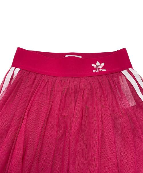 adidas（アディダス）adidas (アディダス) チュールスカート ショッキングピンク サイズ:Sの古着・服飾アイテム