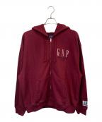 GAPギャップ）の古着「ジップパーカー」｜ワインレッド