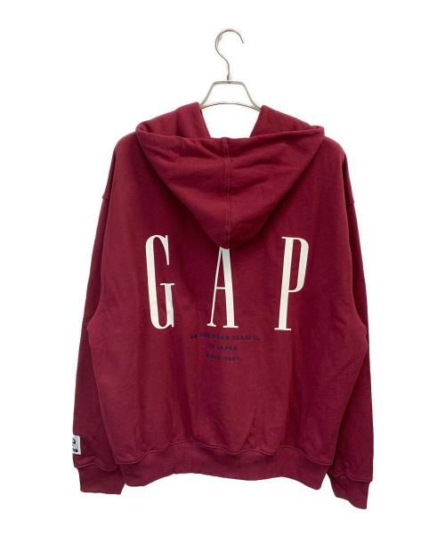 GAP（ギャップ）GAP (ギャップ) ジップパーカー ワインレッド サイズ:Lの古着・服飾アイテム