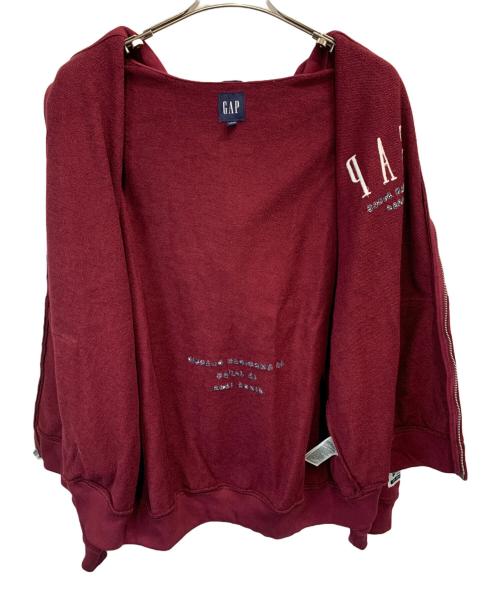 GAP（ギャップ）GAP (ギャップ) ジップパーカー ワインレッド サイズ:Lの古着・服飾アイテム