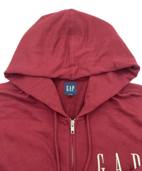 GAP（ギャップ）GAP (ギャップ) ジップパーカー ワインレッド サイズ:Lの古着・服飾アイテム