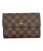 LOUIS VUITTONルイ ヴィトン）の古着「ポルトトレゾール エテュイ パピエ」｜ブラウン