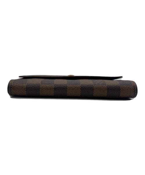 LOUIS VUITTON（ルイ ヴィトン）LOUIS VUITTON (ルイ ヴィトン) ポルトトレゾール エテュイ パピエ  ブラウンの古着・服飾アイテム