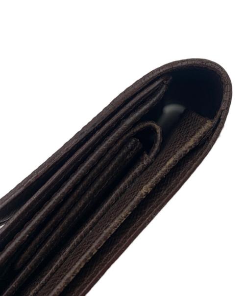 LOUIS VUITTON（ルイ ヴィトン）LOUIS VUITTON (ルイ ヴィトン) ポルトトレゾール エテュイ パピエ  ブラウンの古着・服飾アイテム