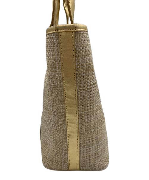 Hamano（ハマノ）Hamano (ハマノ) ハンドバッグ ゴールドの古着・服飾アイテム