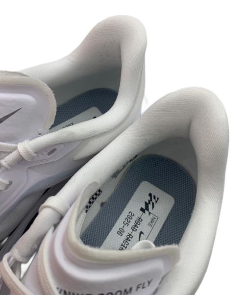 NIKE（ナイキ）NIKE (ナイキ) ZOOM FLY 6 ホワイト×グレー サイズ:26.5cmの古着・服飾アイテム