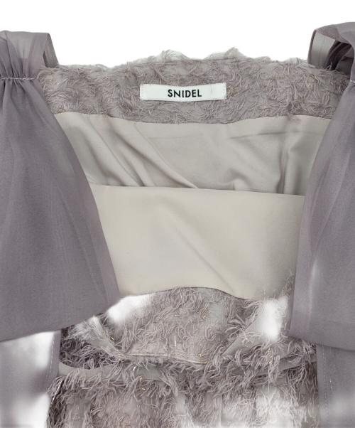 Snidel（スナイデル）Snidel (スナイデル) ノースリーブ・キャミソールワンピース グレー サイズ:1の古着・服飾アイテム