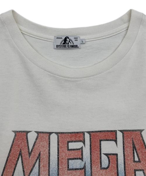 Hysteric Glamour（ヒステリックグラマー）Hysteric Glamour (ヒステリックグラマー) 半袖カットソー ホワイト サイズ:Ｌの古着・服飾アイテム