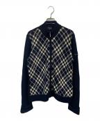 BURBERRY GOLFバーバリーゴルフ）の古着「ジップパーカー」｜ネイビー