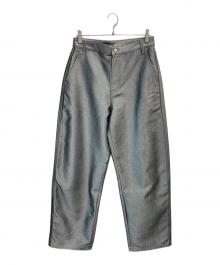 ck Calvin Klein（シーケーカルバンクライン）の古着「Shine Barrel Jeans」｜シルバー