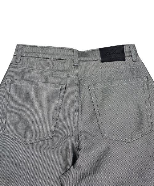 ck Calvin Klein（シーケーカルバンクライン）ck Calvin Klein (シーケーカルバンクライン) Shine Barrel Jeans シルバー サイズ:W29の古着・服飾アイテム