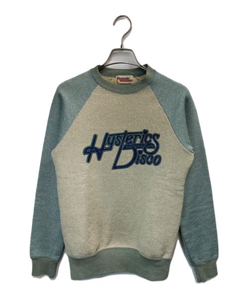 Hysteric Glamour（ヒステリックグラマー）Hysteric Glamour (ヒステリックグラマー) スウェット ブルー×ベージュ サイズ:FREEの古着・服飾アイテム
