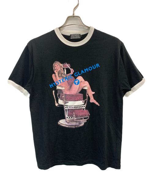 DIZZY&MILKY（ディジー＆ミルキー）DIZZY&MILKY (ディジー＆ミルキー) Hysteric Glamour (ヒステリックグラマー) 半袖カットソー ブラック サイズ:Lの古着・服飾アイテム